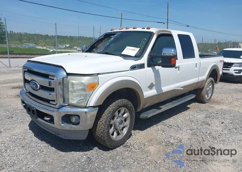 2011 Ford F-250 Lariat from USA, damaged, VIN 1FT7W2BT3BEC34736